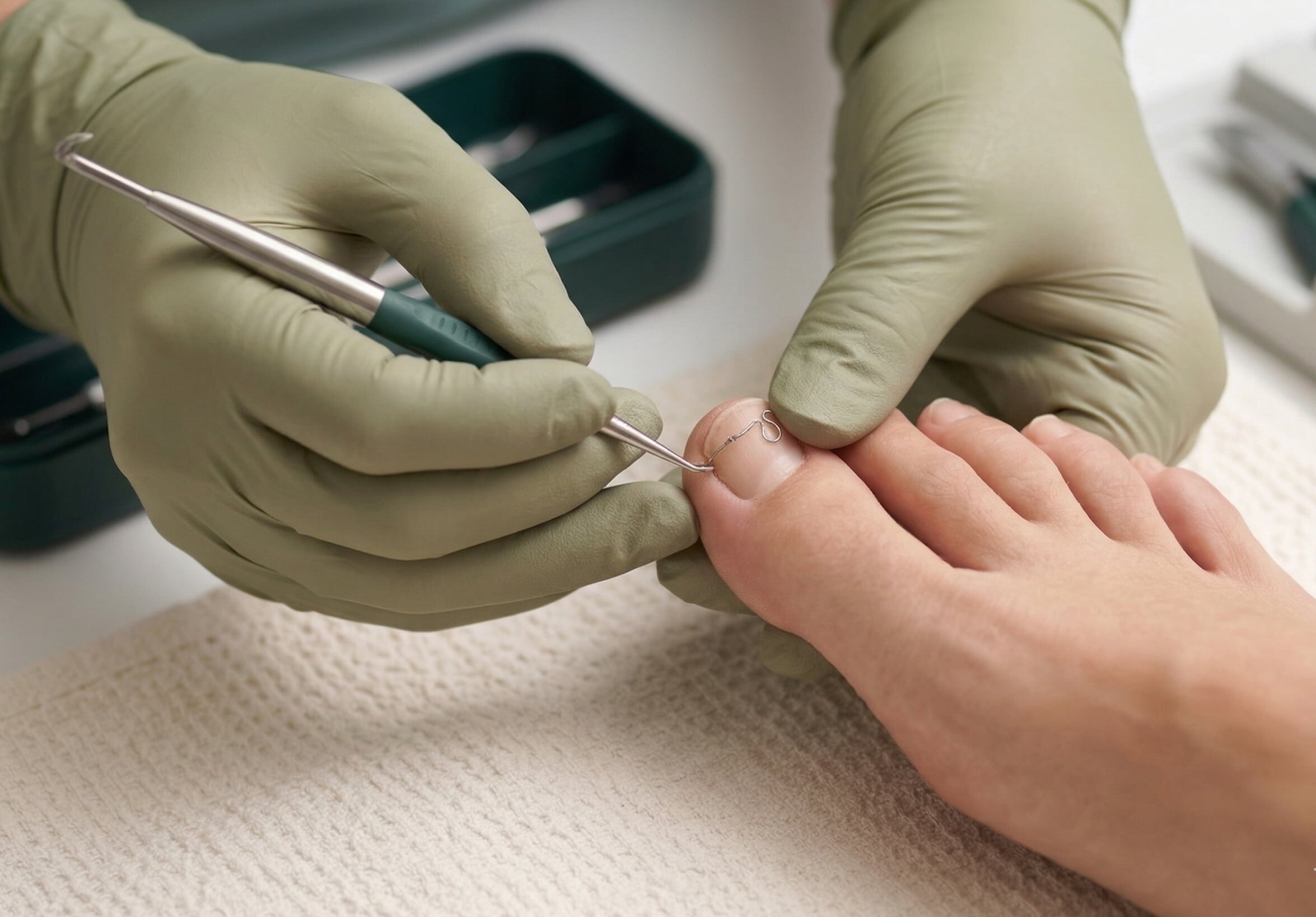 Drahtspange zur Nagelkorrektur – Individuelle Orthonyxie-Behandlung bei Rollnägeln