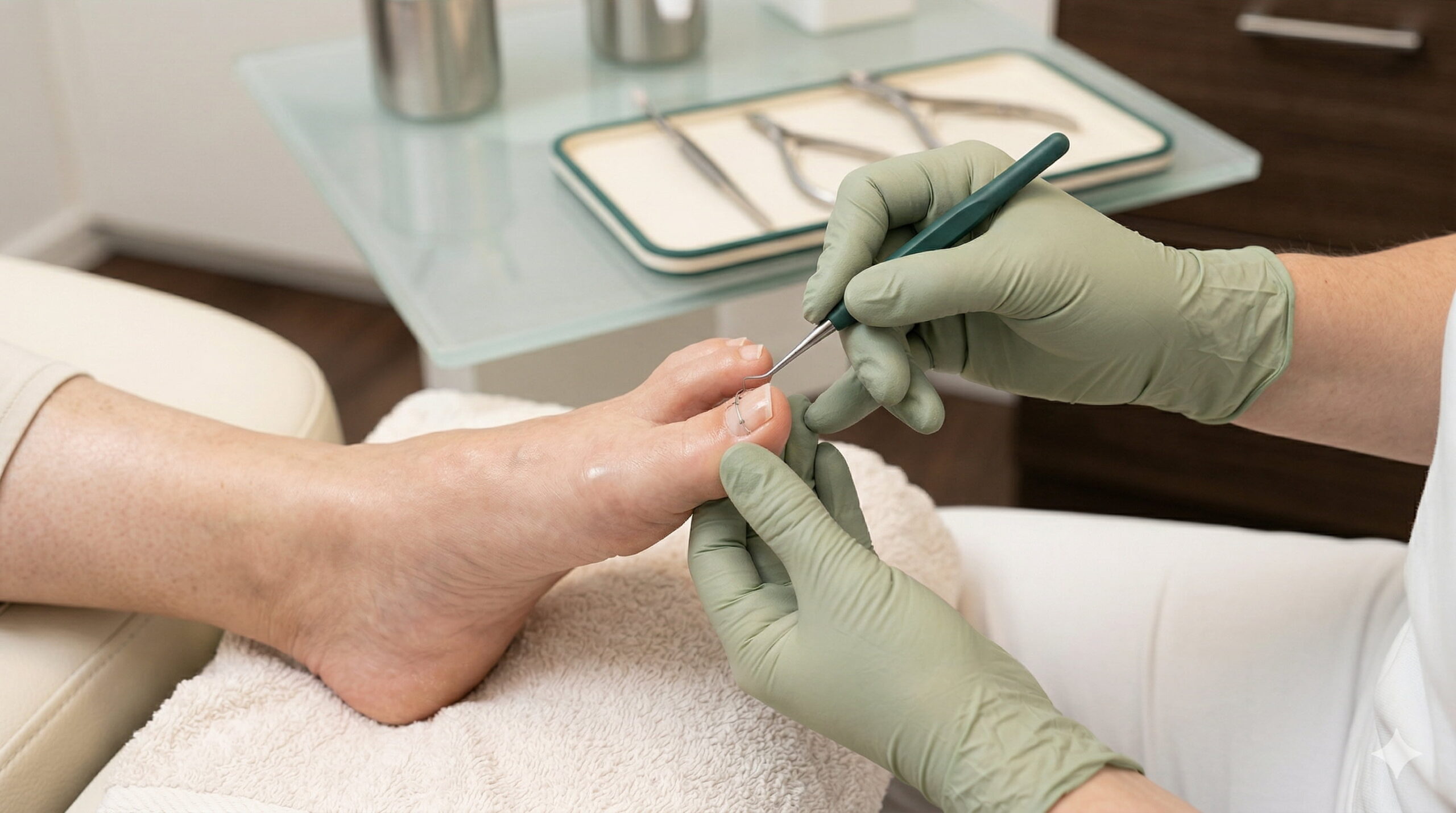 Professionelle Spangentherapie in Beelitz – Sanfte Nagelkorrektur im Podologikum Heilstätten