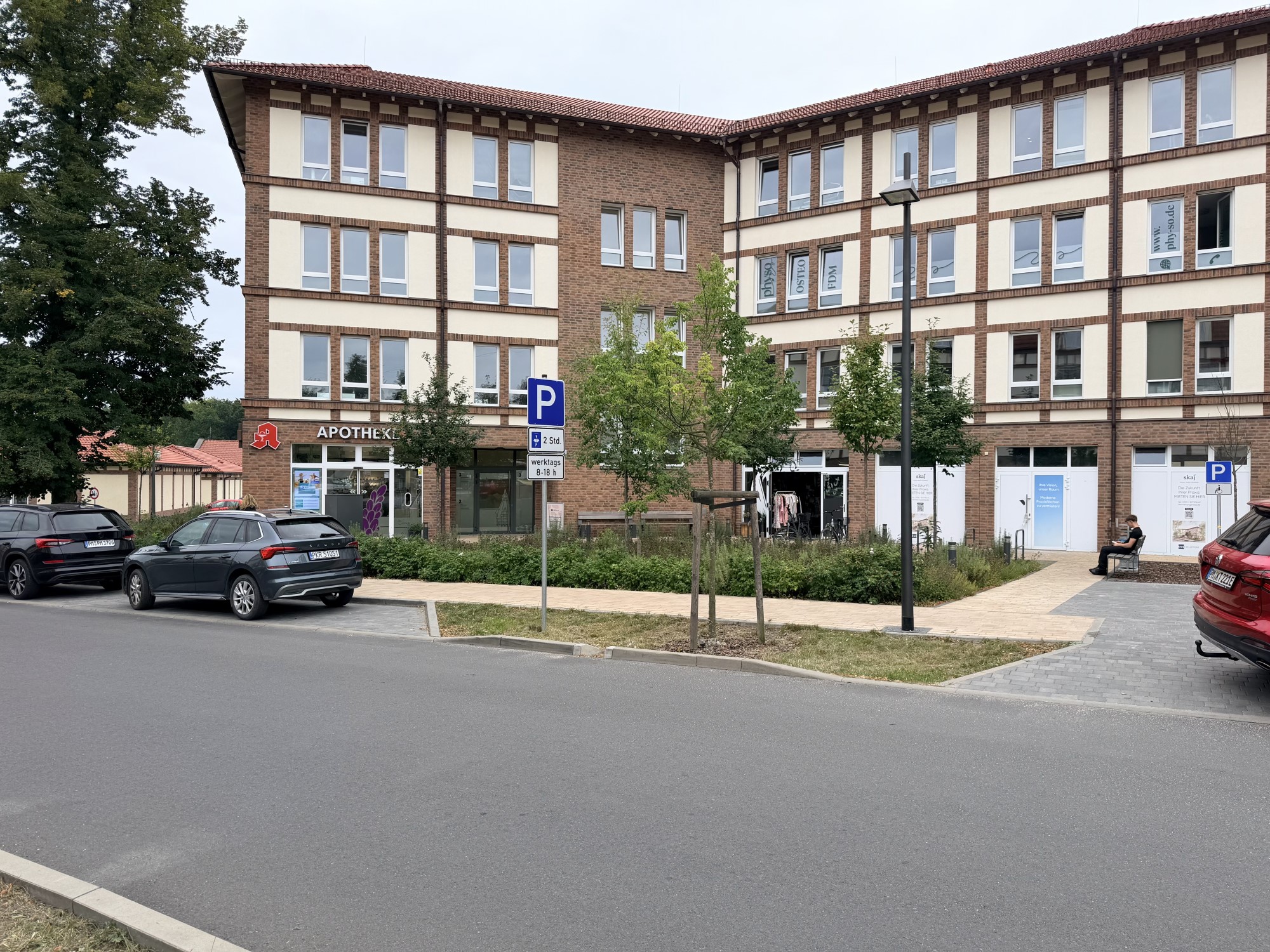 Außenansicht des Podologikum Heilstätten in Beelitz-Heilstätten